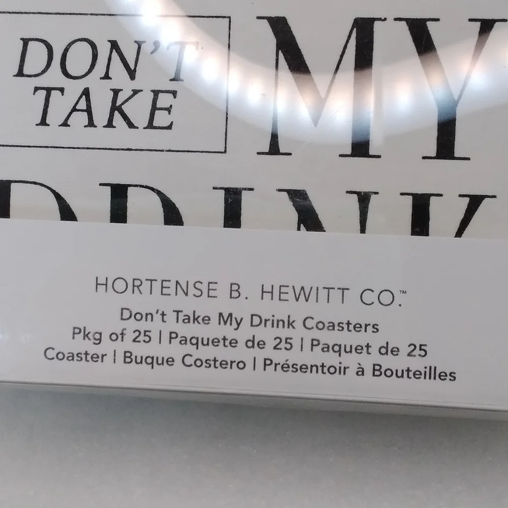 Hortense B. Hewitt Paperboard COASTERS 4